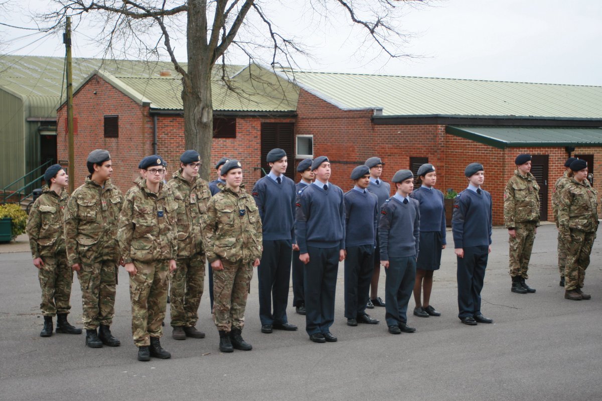 LordWandsworth's tweet photo. The #LWCccf and @costelloschool cadets were honoured to have a visit from Major General Simon Lalor who came to review the Contingent. The General commended the cadets on an excellent performance and awarded medals to the winning section. #CCF https://t.co/PnduXGbmDm