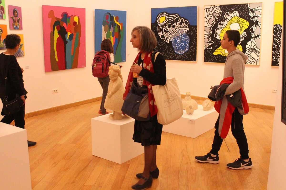 AUC's tweet photo. Showcasing artworks of 35 Egyptian artists in the first collective exhibition in Tahrir Cultural Center. 
To know more, follow TCC on social media.
Twitter @auc_tcc 
Facebook https://t.co/YUbfIWiCa3
Instagram https://t.co/nLipPAzcFq
#AUC100 #AUCTCC #TCCNow #100YearsofCulture https://t.co/vTzK6Nckaz