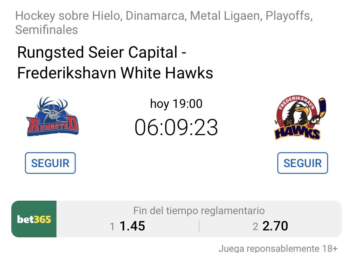 EASYBETS_'s tweet photo. ➡️TIP A LAS 19:00

➡️PLAYOFFS DINAMARCA

➡️OVER 1.5 GOLES 1R PERIODO

➡️CUOTA 2.15

➡️STAKE 2.5/5

🌟FAV O RT SI LO SIGUES! https://t.co/5thqgbrZd3