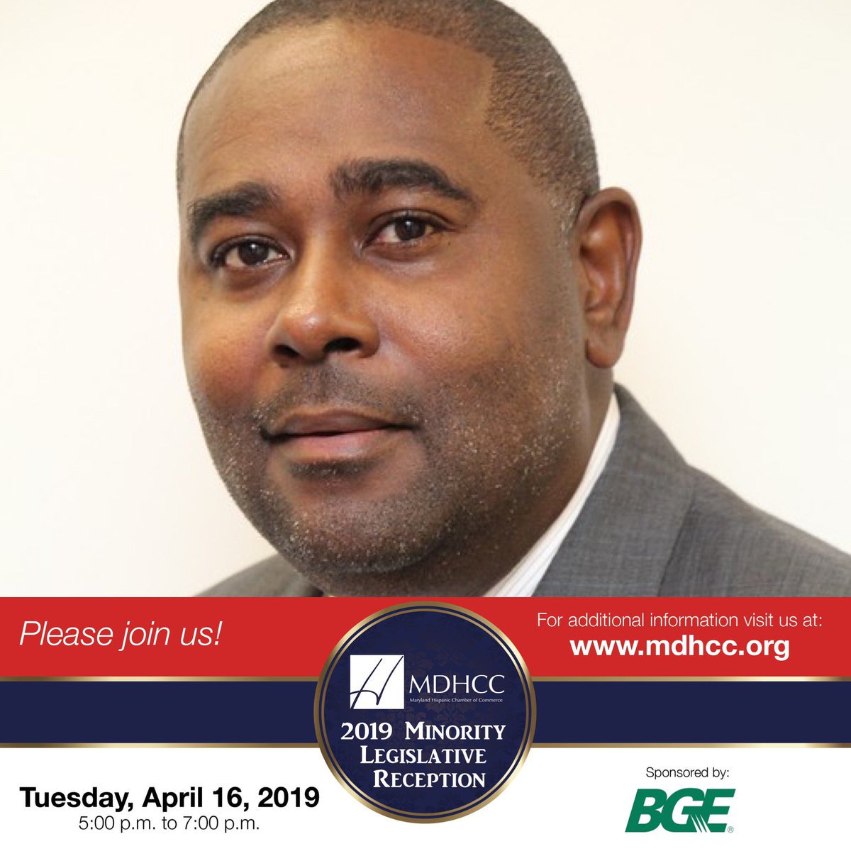 MD Hispanic Chamber of Commerce (@mdhispaniccc) on Twitter photo Happy to announce that <a href="/DelDBarnes/">Del Darryl Barnes</a> will be joining us at our 2019 Minority Legislative Reception!
Be sure to RSVP and get your tickets today -> bit.ly/2019MLReception Happy to announce that <a href="/DelDBarnes/">Del Darryl Barnes</a> will be joining us at our 2019 Minority Legislative Reception!
Be sure to RSVP and get your tickets today -> bit.ly/2019MLReception