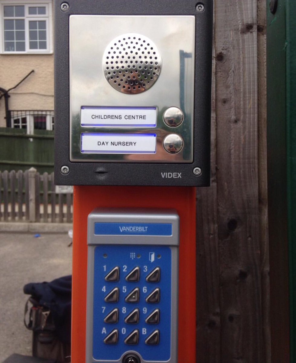 Intercom and digipad installed at a children’s centre #securitysystems #essex #london