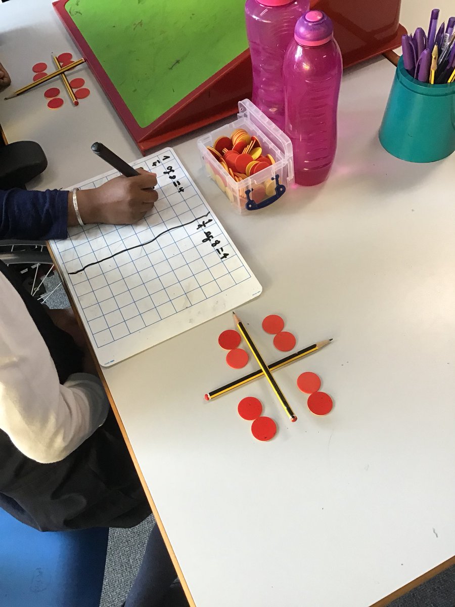 miss_wheeler01's tweet photo. Year 2 having been exploring fractions of amounts this week. Look at how we have been representing one quarter of an amount! #mathsmastery #fractionsarefun @LozellsPrimary @LozellsAR https://t.co/HhHB7mD5G2