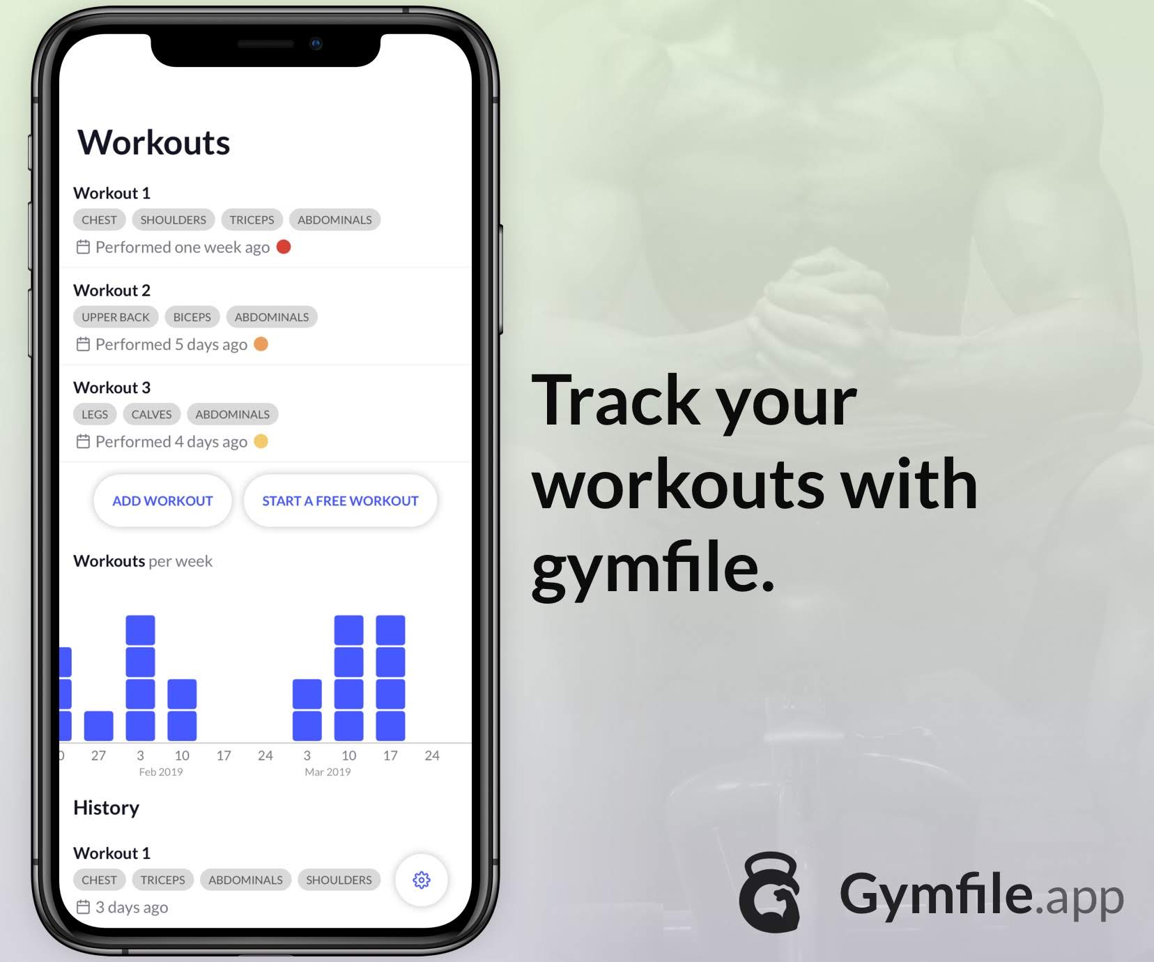 Gymfile on Twitter "I’m developing an app to track your workouts at