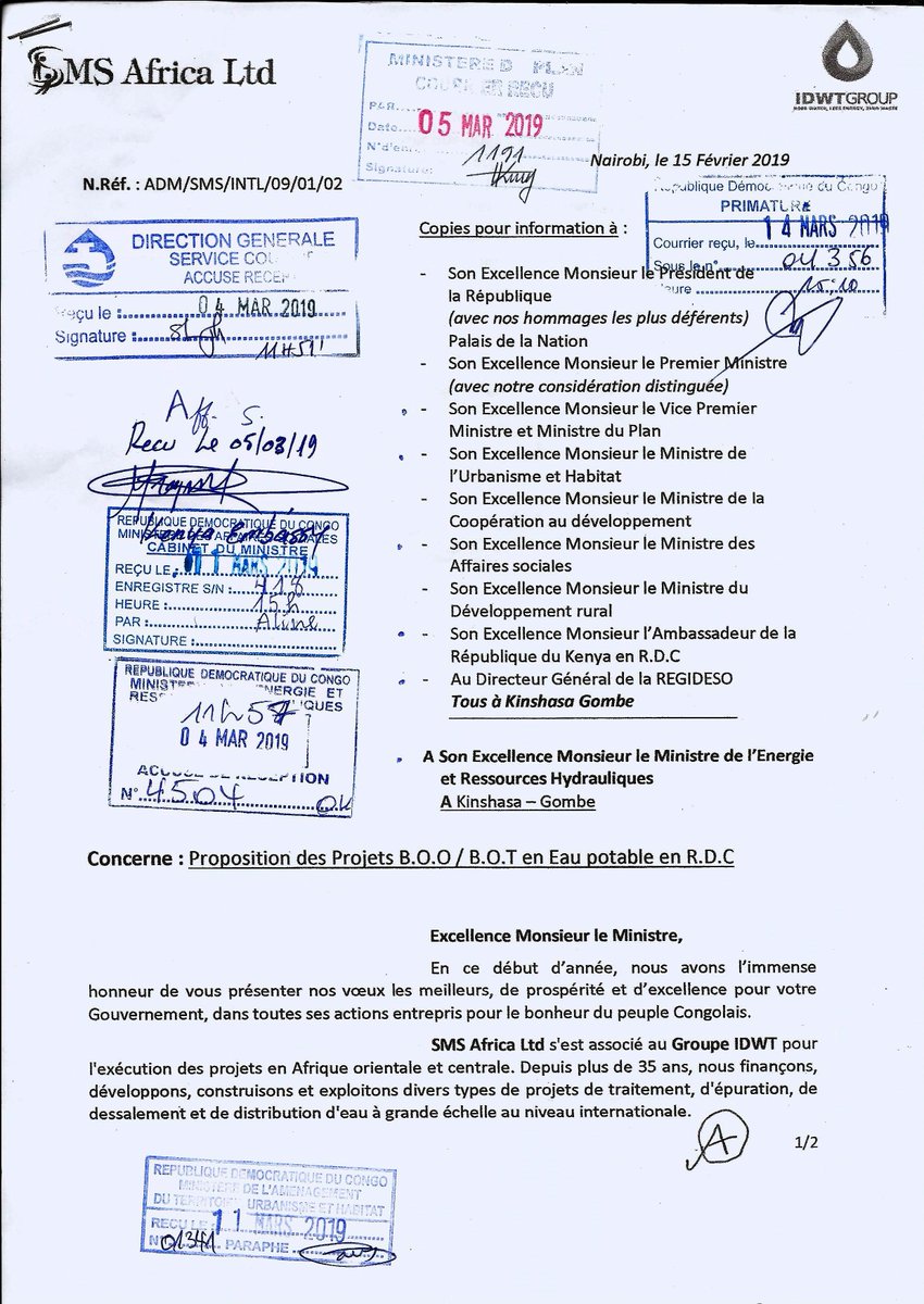 PresidenceR's tweet photo. La REGIDESO continue de se plaindre et le Gouv RDC ne dispose pas de suffisamment de fonds pour des projets d'Eau Potable pour tout le pays!
Groupe des Investisseurs bien expérimenté prêt à financer, développer et exploiter plusieurs projets.
Qu'attend le Gouv RDC pour réagir? https://t.co/DlcidWwaim