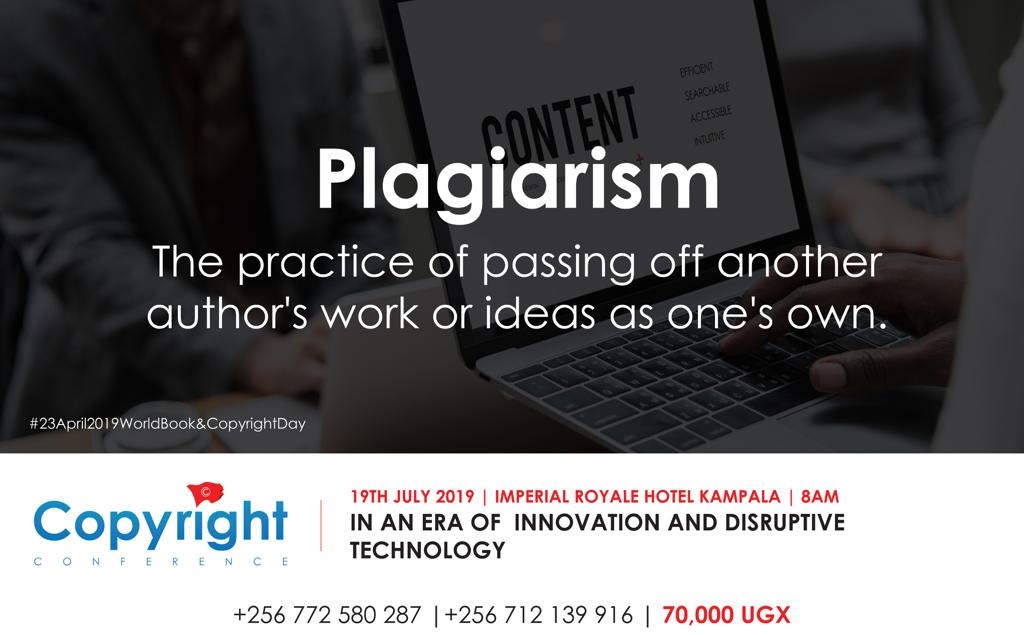 kta_law's tweet image. Plagiarism: The practice of passing off another author&apos;s work or ideas as one&apos;s own
#Copyrightconference
#19thJuly
#Bookyourplacenow
#innovategrowdiscover