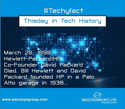 wecosystems's tweet photo. The company's first product was an oscillator, eight of which Disney used in its groundbreaking film "Fantasia." Since then, HP has made a name in personal computers, laser printers, calculators, accessories, and test equipment. #HP #Brandswelove #Techyfacts #Thisdayintechhistory https://t.co/4mjEqunVMw