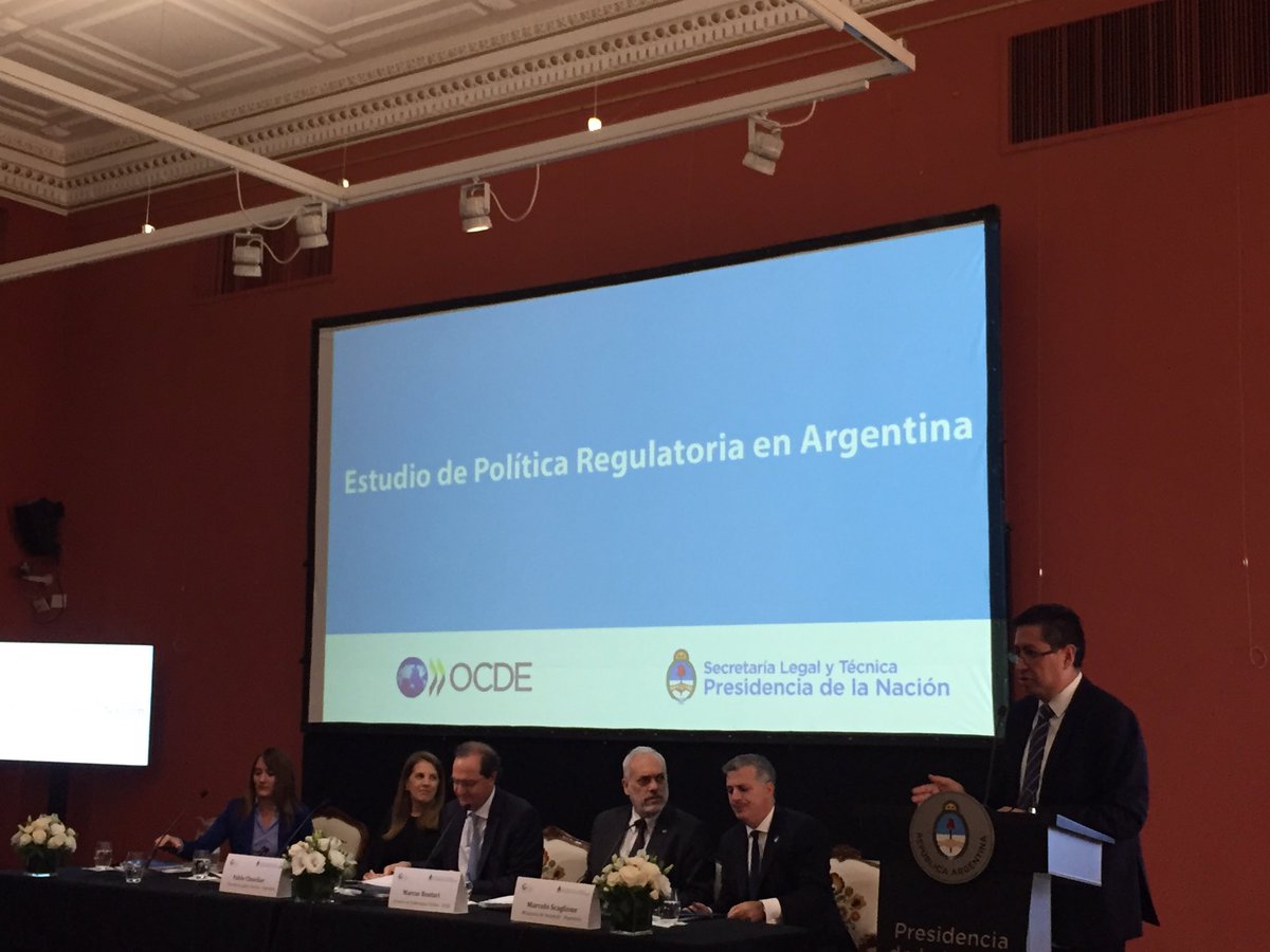 Marcos Bonturi, <a href="/Pabloclusellas/">Pablo Clusellas</a> y <a href="/MScaglioneOCDE/">Marcelo SCAGLIONE 👉🏼 #ArgentinaEnOCDE</a> participan en el lanzamiento del Estudio de la #OCDE #OECD sobre #PolíticaRegulatoria #MejoraRegulatoria en #Argentina en el marco de la <a href="/REDiberoamer/">RED Iberoamericana y Caribe de Mejora Regulatoria</a>. 
¡No te pierdas el estudio más reciente de <a href="/OCDE_RLAC/">OCDE Política Regulatoria</a>!