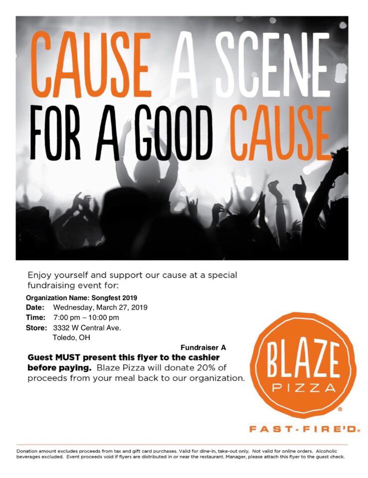 Didn’t get to make it out to our fundraisers last week? Well you’re in luck because our next one is TOMORROW @ Blaze Pizza from 7 PM - 10 PM! Come out, bring your friends, and enjoy some yummy pizza😎🍕