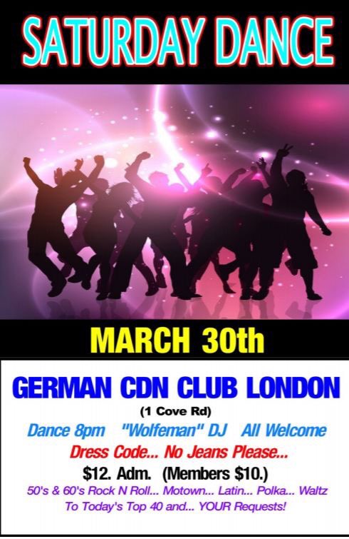 Looking for something fun to do Saturday night? Look no further!