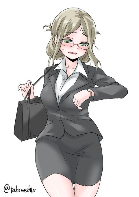 「office lady」 illustration images(Latest)｜16pages