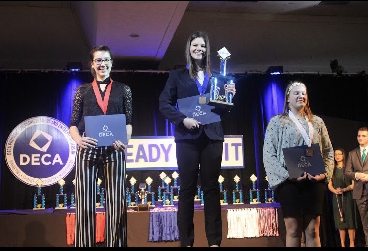 LegacyHighDECA's tweet photo. Special congrats to Morgan McDowall, Mahkena Stroh, Denni Bengtson, and Alexi Ness for qualifying to compete at the National Conference in Orlando, FL next month! Great job girls! #RoadToNattys https://t.co/5ctHeZG2MH