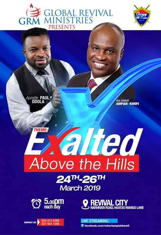 MinistriesOdola's tweet photo. Deeper Dimensions of the spirit is required to meet the demands of our generation ..
 #APOSTOLIC invasion of GHANA 
 Keep a date and experience the spirit 
 By the WORD https://t.co/VbCKummaCt