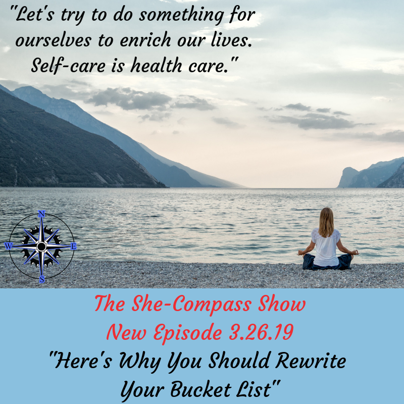 New #PodcastEpisode: How many items on your bucket list can you complete at this moment? If the answer is few to none, this is your episode. We'll talk about building lists that spark happiness but won't take a lifetime to complete. #Podcast: directory.libsyn.com/episode/index/… #LadyPodSquad