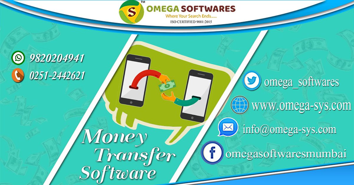 omega_softwares's tweet image. Domestic Money Transfer Software Development Company
Omega Software's providing Best Web Based Online Money Transfer Software it is very Secure and Reliable #MoneyTransferAPI so make your business Payments online today. whatsapp us Now: 9820204941