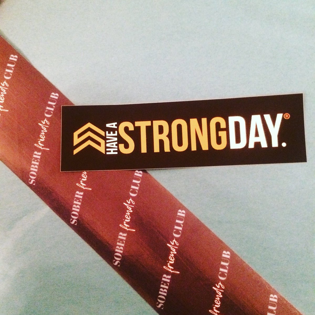 ownsobriety's tweet photo. Happy Tuesday, y’all!  Have a strong day!  (also look for Strong Day items in our upcoming @soberfriendsclb box!). #ownsobriety https://t.co/40zoONiPvY