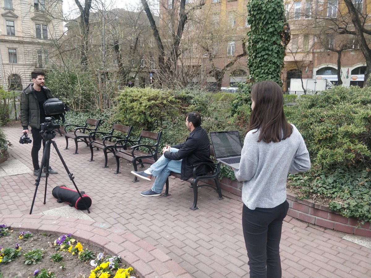 BakamoSocial's tweet photo. Teaser Video Shoot for #MigrationNarrative #SocialMedia study launch @FEStiftung #Brussels #SiliconSquare #MRX #NEWMR https://t.co/RVm6S45wu4