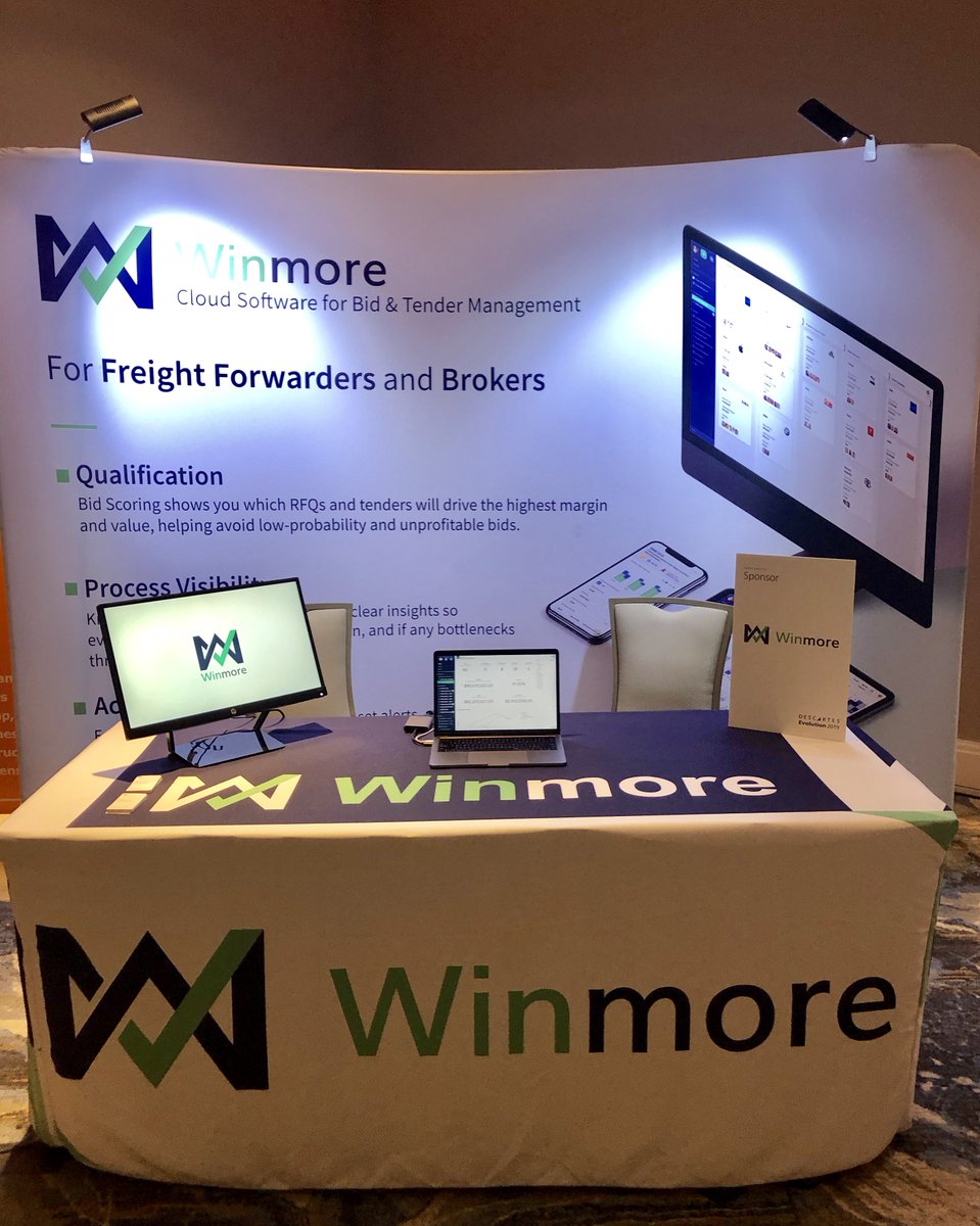 Winmorecloud's tweet photo. What goes well with winning more business? Here at @Winmorecloud, we'd say a little sun! Stop by our booth this week at the @DescartesSG #Evolution19 user conference to see how industry leaders are winning more, with Winmore. #transportation #logistics #BidTender #RFP #winmore https://t.co/Qu7Eq75Y6Y