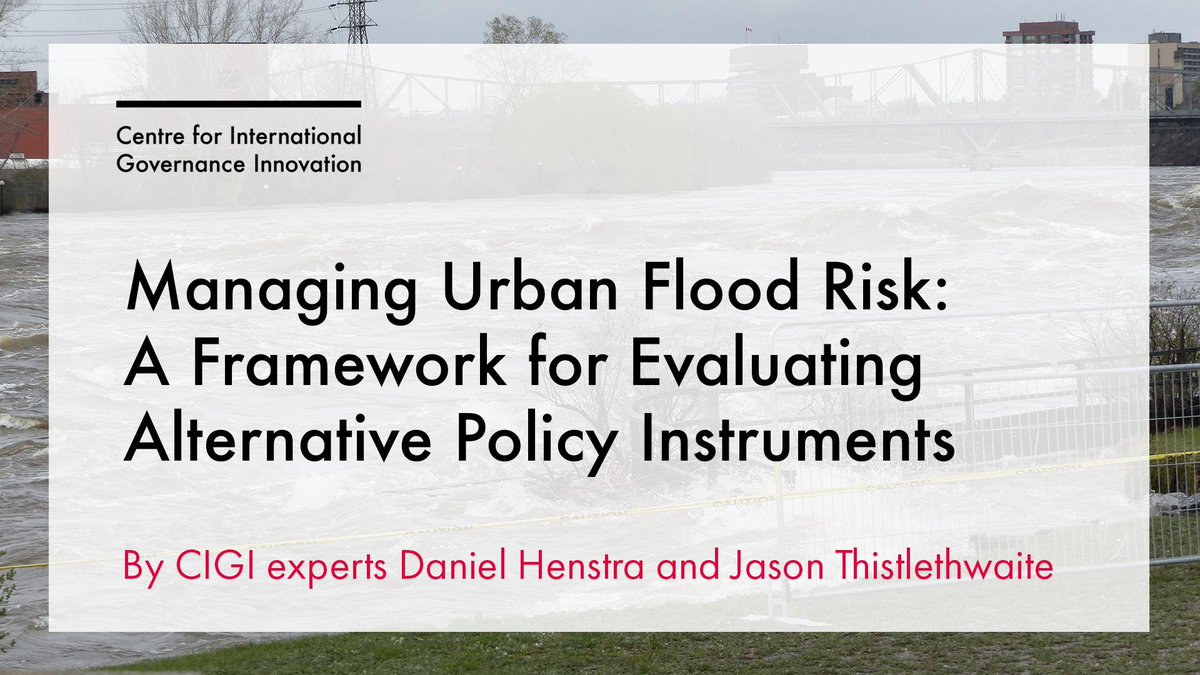 CIGIonline's tweet photo. “Governments have increasingly shifted responsibility to homeowners to manage #flood prevention and protection,” says @DanielHenstra. 

“Residents should be questioning whether their city is equipped with the right policy tools to mitigate #floodrisk.” https://t.co/ZUU5nWu1O4 https://t.co/bwBCHwqdGt