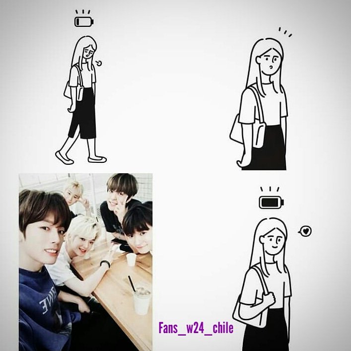 FansW24's tweet photo. Así me siento cada vez que estoy agotada o me siento cansada de la vida aveces por X problema.. Los chicos son como una recarga de batería en mi vida que me impulsan a seguir adelante. ¿Cuantos de ustedes se identifican con esto?

 #w24 #w24oficial #w24chile #Kpop #world24hours https://t.co/NTiwuS1b3U