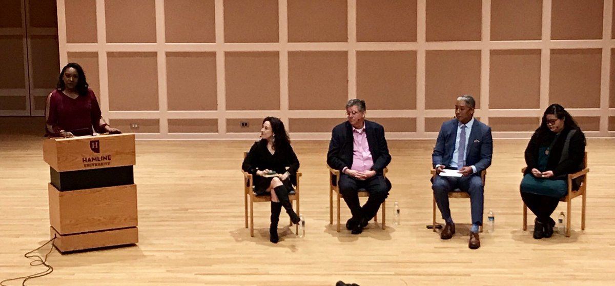 AngelaDavisMPR's tweet photo. Today at 11 @MPRnews you can listen to a candid conversation with four prominent journalists of color about how the media covers race - and what happens when we don’t get it right. @Maria_Hinojosa @wyche89 @TrahantReports @emmacarew @TruthRacial https://t.co/jiSUBanzXu