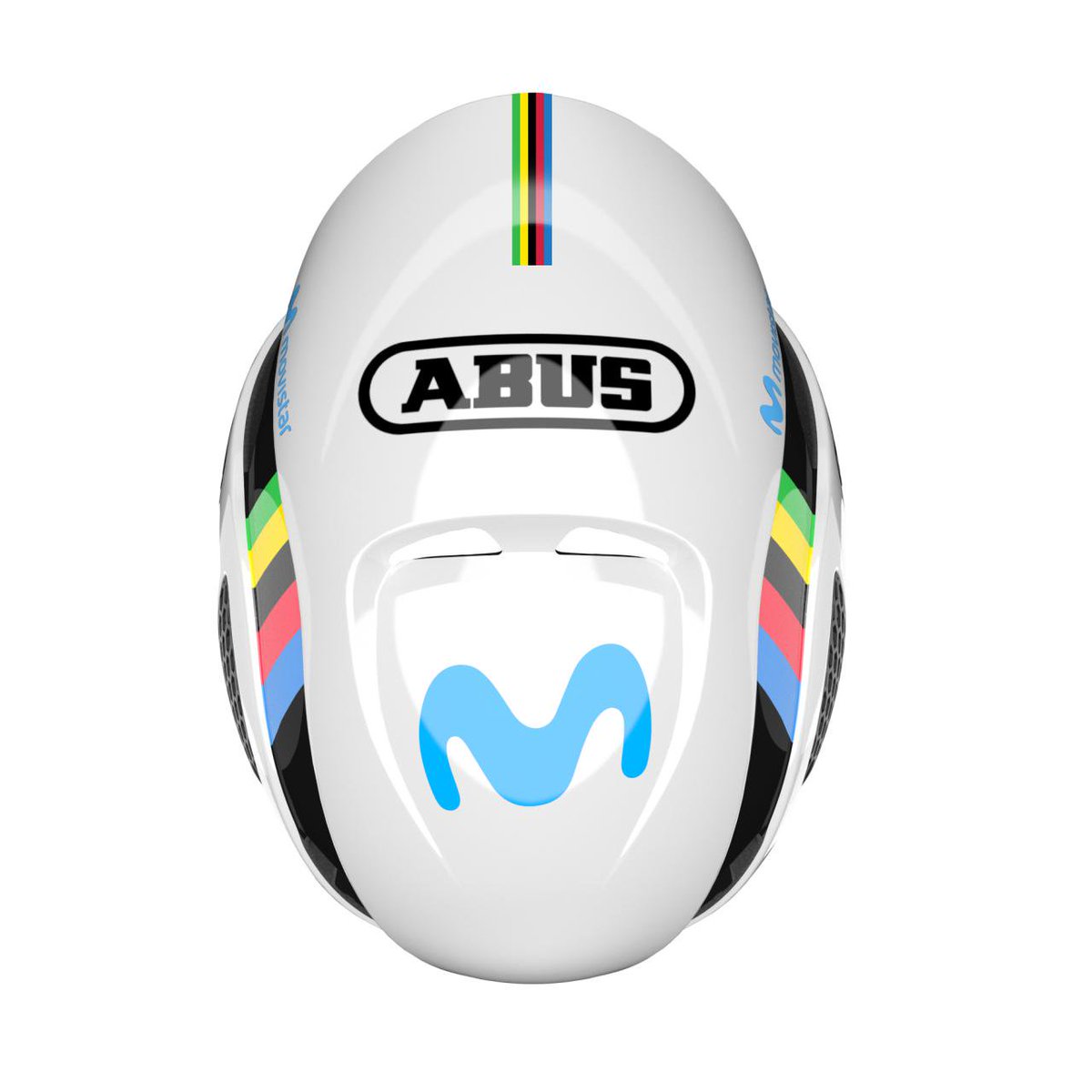 Movistar_Team's tweet image. ⛑️🌈👌 @alejanvalverde is using a special-edition, updated ABUS GameChanger helmet as of Tuesday&apos;s #VoltaCatalunya stage two. Thanks for your support, dear friends! #performanceprotection #RodamosJuntos