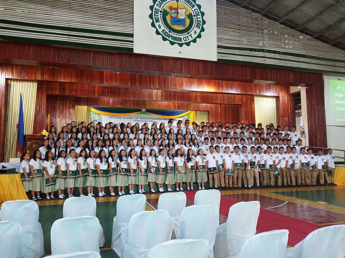 iamoric's tweet photo. 4th Junior High School Moving-Up Ceremony
Notre Dame of Kidapawan College
Integrated Basic Education Department

#Marist #NotreDame #Damean #NDKCLEADS #ndkcIBED #ndkcJuniorHigh #NDKC https://t.co/LvlIta0QBM