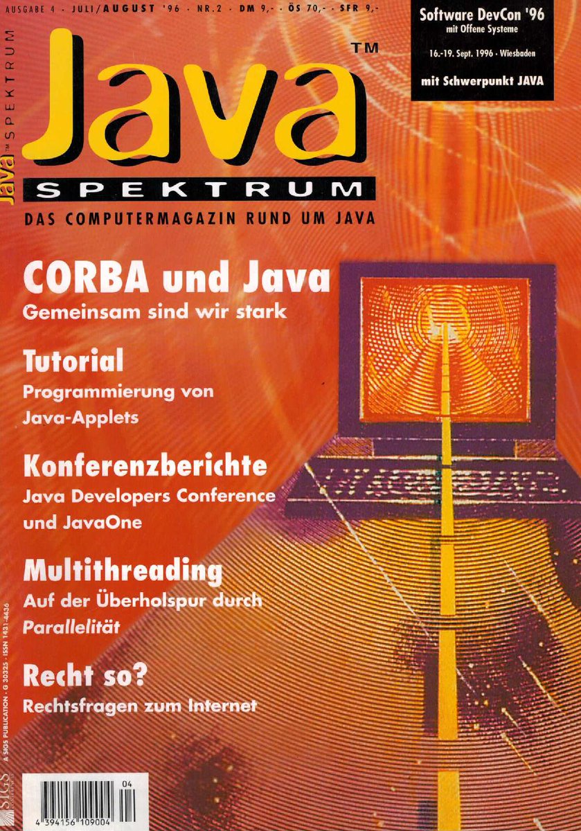 TobyMaxham's tweet image. Was man so alles finden kann :-)
#java #JavaSPEKTRUM #abo #dev #development #software