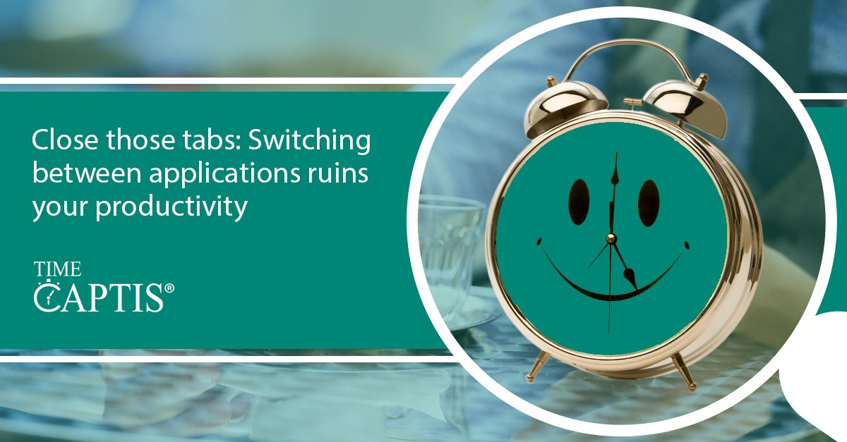 timecaptis's tweet photo. Close those tabs: Switching between applications ruins your productivity
#TimeCaptis does #TodoManagement #TimeManagement #improvesproductivity for you. Sign up free at
https://t.co/GcvFJ7xMVC
https://t.co/uH1eaLuqtU https://t.co/VvvzeoaIJZ