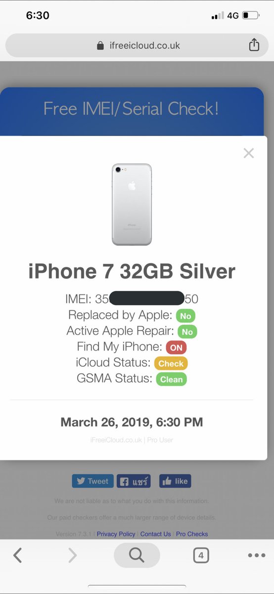 NutUnlock's tweet photo. Country Thailand 🇹🇭 ( 40 minute )
iPhone 7 Silver Done ✅
FMI - ON 🍎 😩
FMI - OFF  🍏 🤗
Scripts >> @i_phisher SMS >> @engine_app
====================== https://t.co/JoddkuNW5j