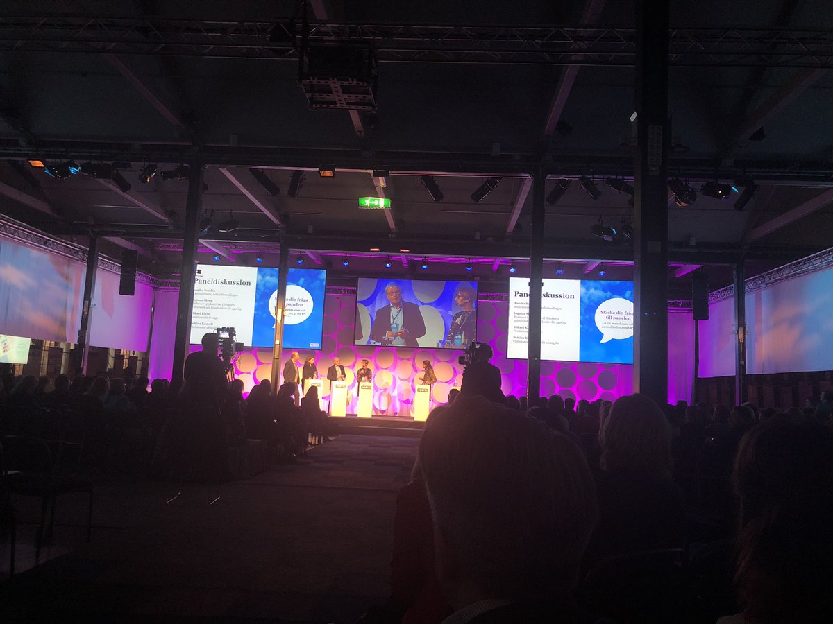 agecap_gu's tweet photo. Vi förlorar mycket på att kapabla människor går i pension för tidigt, säger Ingmar Skoog på @agecap_gu Ålderism ett stort problem. #ForteTalks2019 #agecap https://t.co/zcU9JDJmzo