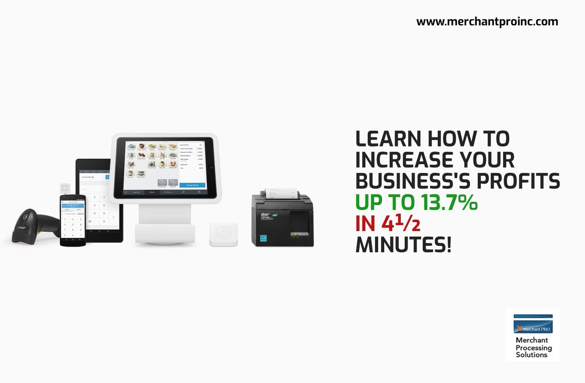 LEARN HOW TO INCREASE YOUR BUSINESS'S PROFITS UP TO 13.7% IN 4½ MINUTES!

#Merchantprocessingsolutions
#Merchantserviceprovider
#Bestmerchantserviceprovider