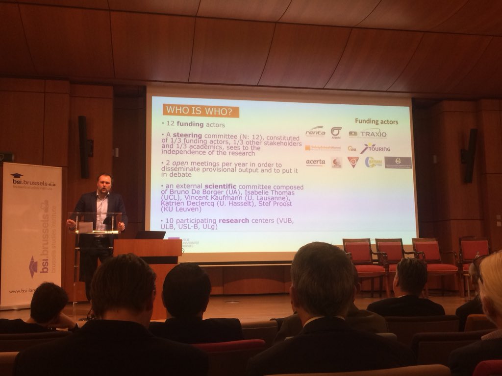 Closing event of the research chair “Companies and Sustainable Mobility” by BSI and <a href="/BrusselsStudies/">Brussels Studies</a>: The company car debate and beyond. The results of 3 years of interdisciplinary research are presented!