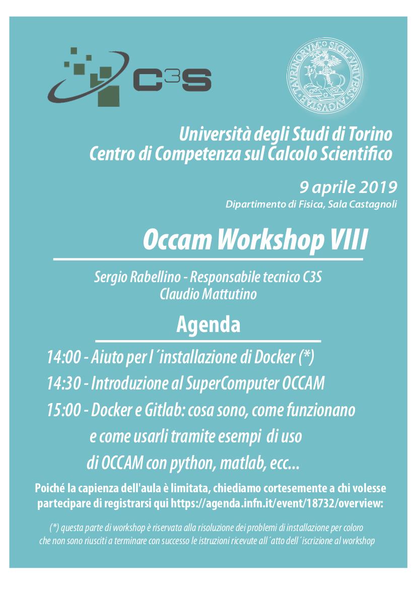 C3sUnito's tweet photo. #evento Nuovo Occam Workshop, 8a edizione presso il Dipartimento di Fisica il prossimo 9/4. Si parlerà di #OCCAM, #Docker e come utilizzarli.
#hondaonly #cpu #supercomputer #hpcnews #technique #parallel_computing #hardworkovertalent #HighPerformanceClassics https://t.co/TAB4NjrLy5