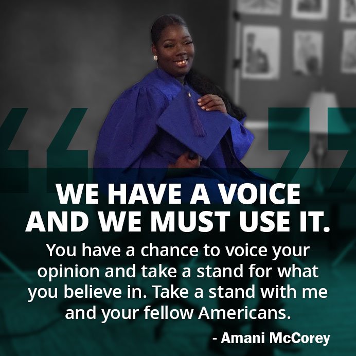 High school students like Amani recognize that elections directly impact their lives. They are working with organizations like <a href="/inspire2vote/">Inspire2Vote</a> to register eligible voters.

📢 Make sure your voice is heard on election day by registering to vote at: Register.votesPA.com