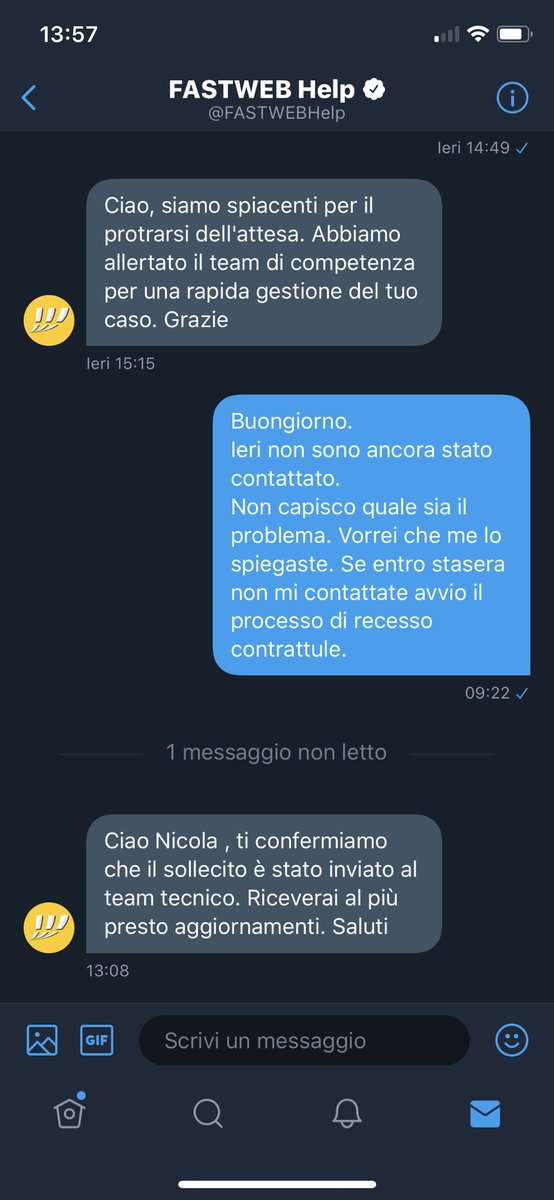 pmarlat's tweet photo. @FASTWEB @FASTWEBHelp vi allego un riassunto del trasloco dei miei servizi fastweb. Siete in ritardo di 21 giorni dalla data massima di attivazione. Non mi rispondete neanche piu. #vergognatevi #fastweb https://t.co/ECM4lbT0Dm