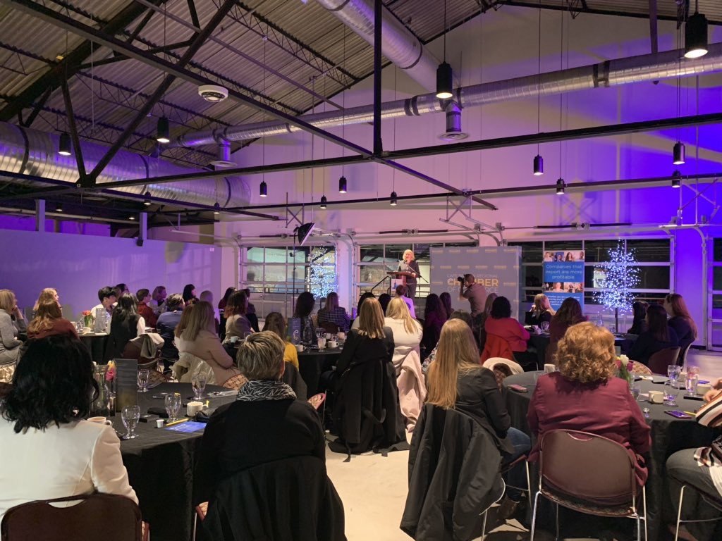 ”There are opportunities for women-owned businesses, and we’re here to help you leverage them.” - Laurel Broten, President &amp; CEO @NSBI delivers keynote this morning <a href="/cbregchamber/">Cape Breton Regional Chamber of Commerce</a> breakfast #NSBusiness #WomeninBusiness