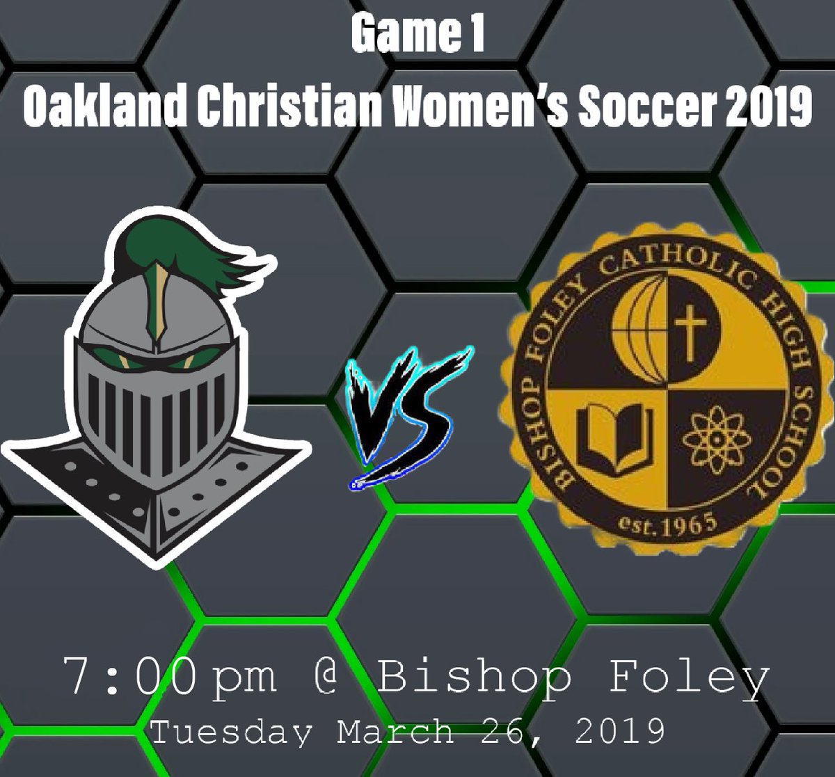 OCLancersSoccer's tweet photo. It’s game day! Come out and support the team as we visit @BishopFoley tonight at 7pm. #GoLancers https://t.co/m3sUDYjR79