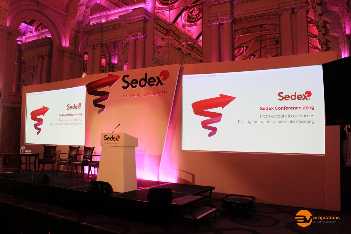 avprojections's tweet photo. Today's event for @SedexCSR @GrandConnaught
#AVP #avprojections #eventprofs #londonconference #audiovisual #Sedex19 https://t.co/iOdVFawiGM