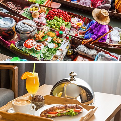 KeyTravelSolutn's tweet photo. Would you rather venture off to try local food or stay in and order room service? https://t.co/axY91N5EwW