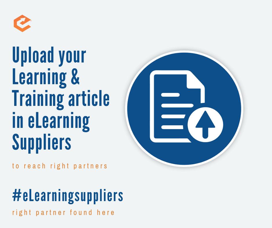 eLearningMrkt's tweet image. Haven&apos;t you uploaded your L&amp;amp;D related articles in eLearning Suppliers Yet?
Go ahead and upload your articles now.
To upload click on the mentioned link below
elearningsuppliers.com/news-and-artic…
#eLearning #elearningblog #elearningsuppliers