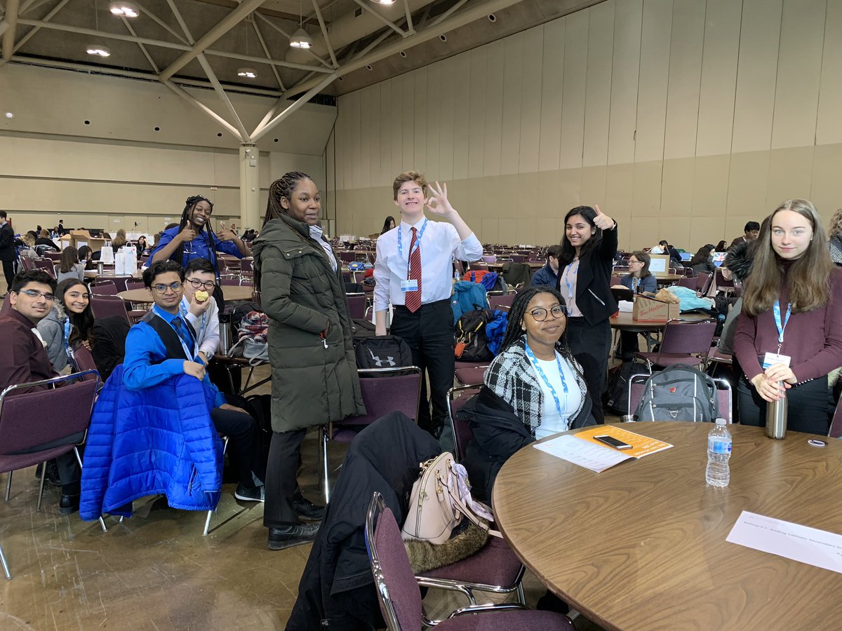 Our HOSA <a href="/BishopReding/">Bishop Reding</a> students are looking fancy in their business casual dress! Ready for a day of learning in the Health Sciences field! #werbr