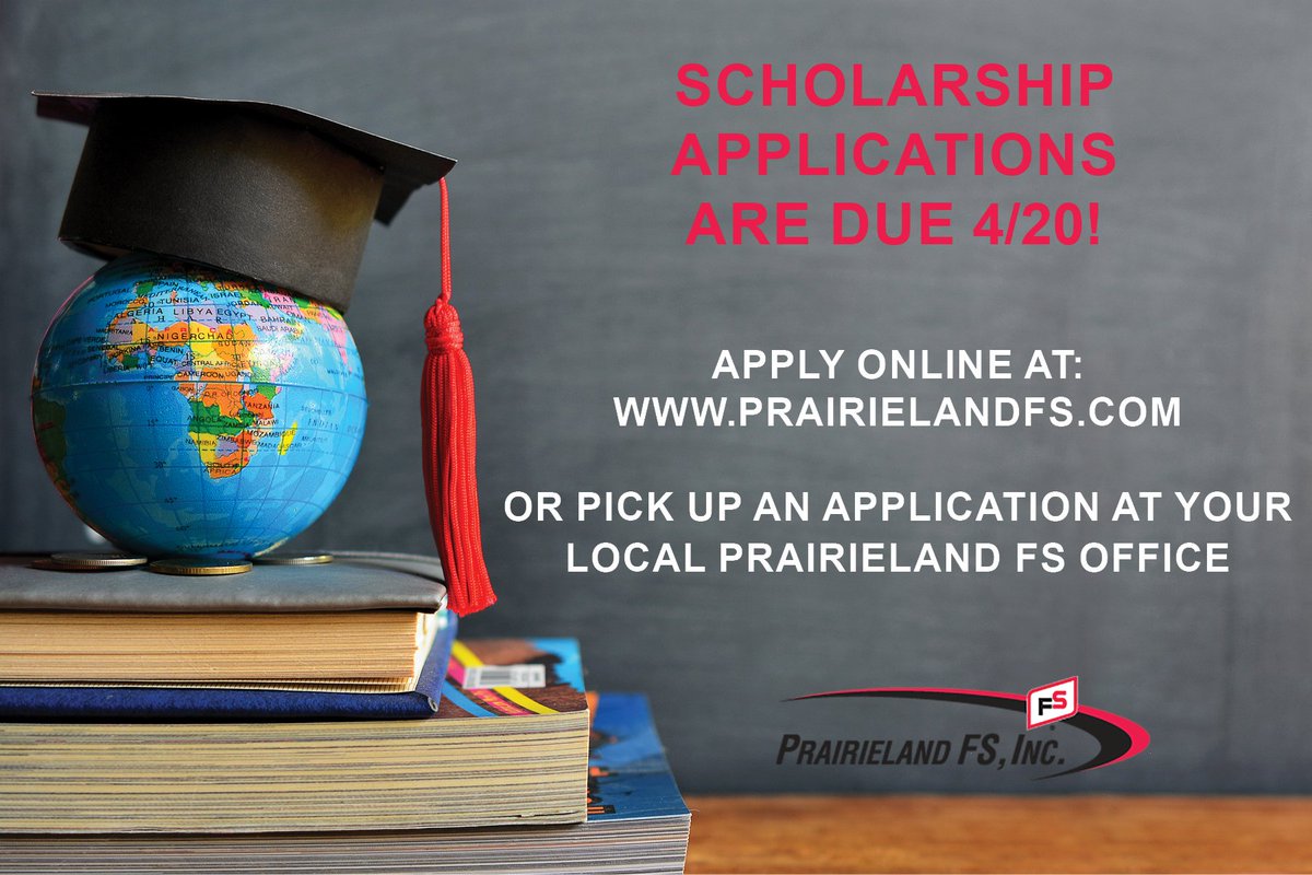 We are still looking for scholarship applicants. Find out more at: prairielandfs.com/Products-Servi…