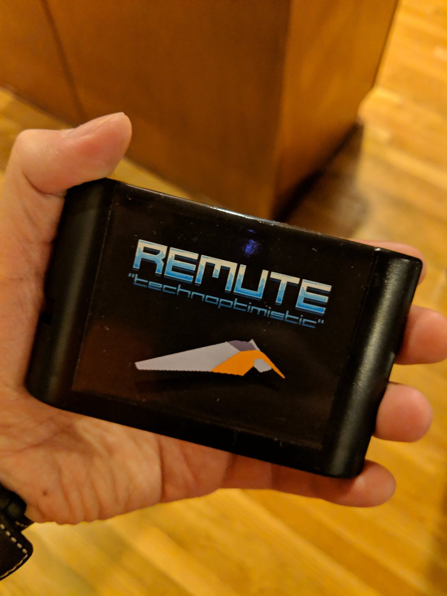 bntzillaguy's tweet photo. 2019, where I can get a music album on a Sega Genesis / Mega Drive cartridge! @remute #technoptimistic #RetroGaming https://t.co/FGYxBsWvx9