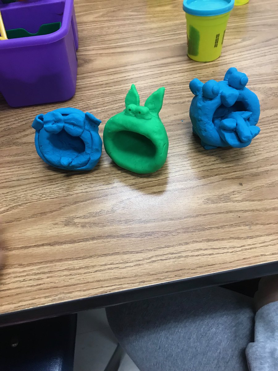 Play- dough practice for our clay projects!!! @ dalebdaviselementary