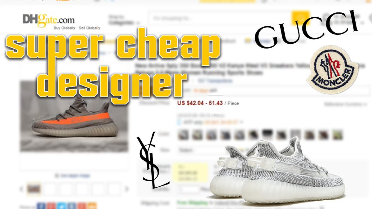 Go watch my new video if you want to get Yeezys and Desigber clothes for SUPER CHEAP!!💯🔥👍❤
youtu.be/i1viiaIuH-o
#yeezys #cheapdesigner #dhgate