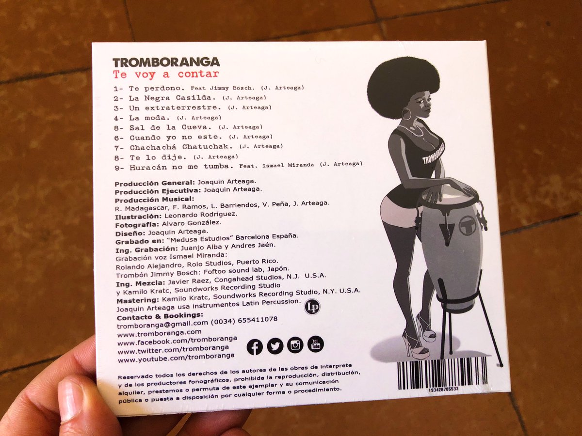 bloque53's tweet photo. Lo nuevo de Tromboranga en CD NEW SALSA CDs from #Tromboranga #TeVoyAContar available at https://t.co/OkDAFsKvhY 
#NewSalsa #SalsaDj #DjSalsa #NewAlbum #DiscoNuevo #SalsaNueva #LaSalsaDeHoy #Salseros #SalsaClass #SalsaDancing https://t.co/Y3KYho91mj