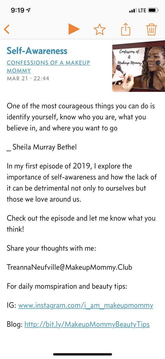 TWMHustle's tweet photo. #podcastofthemorning On my commute in this morning shout out to #commuters I gave my girl #iammakeupmommys podcast a listen and I loved it🙌🏾🙌🏾🙌🏾 Self awareness is needed loves! Check it out https://t.co/zOqKfJ8xoj https://t.co/XHJkgrx4WH