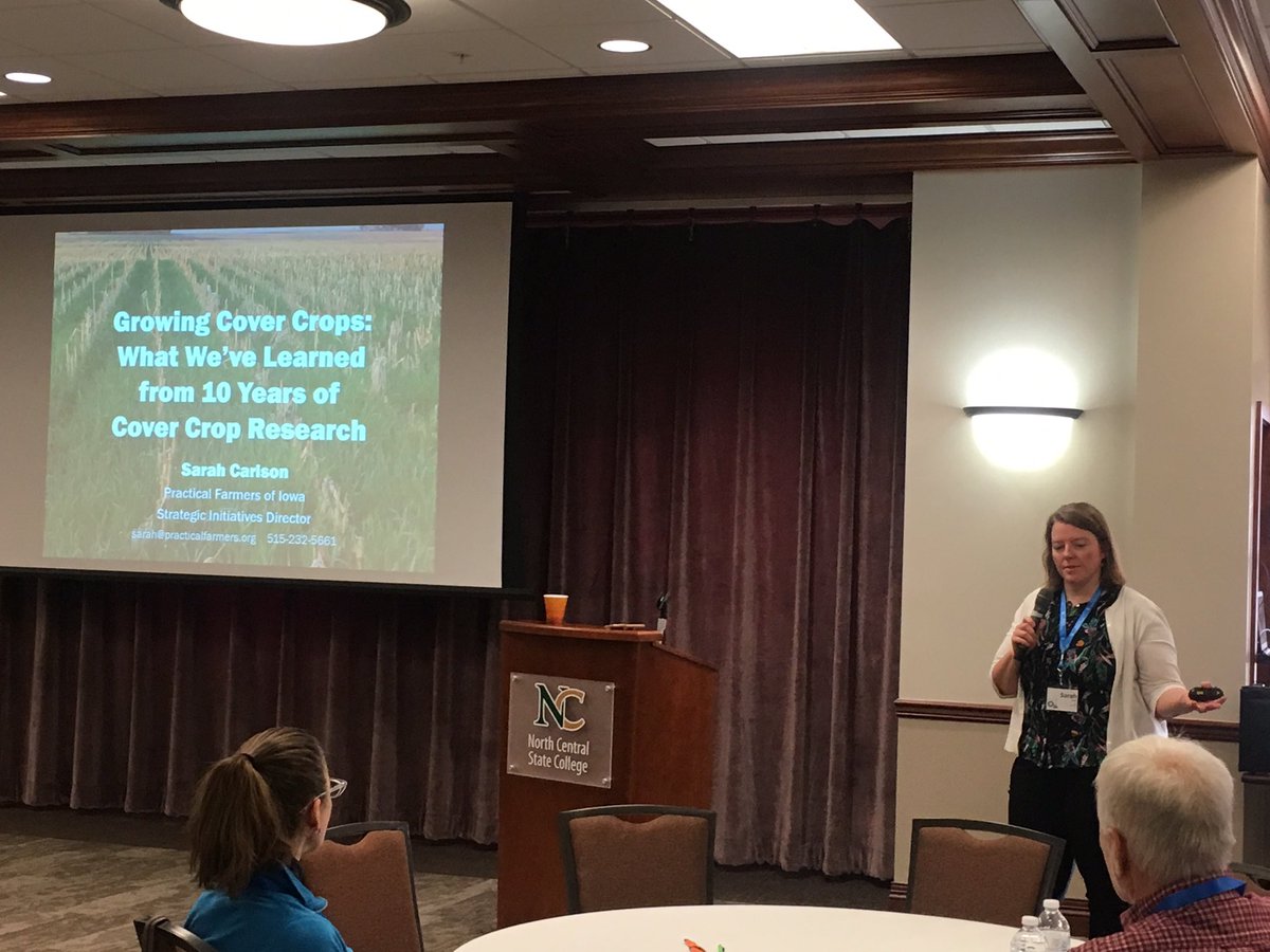 HealthyOhioSoil's tweet photo. Kicking off by sharing farmers research with other farmers! #OSHS19 https://t.co/NmTyEoNCUU