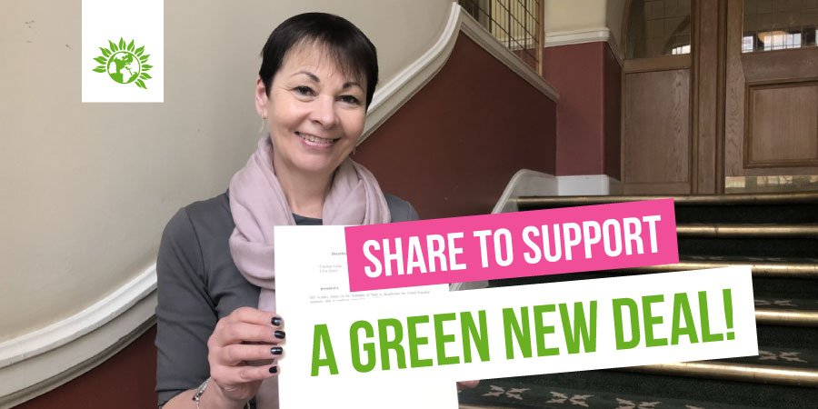 TheGreenParty's tweet image. We have a huge opportunity to radically transform Britain's economy.

That's why @CarolineLucas &amp;amp; @labourlewis have tabled a #GreenNewDeal Bill!

🍃 clean energy
🏠 warm homes
🚆 affordable public transport
👷 decent jobs
🌍 &amp;amp; tackling climate change

RT to show your support!
