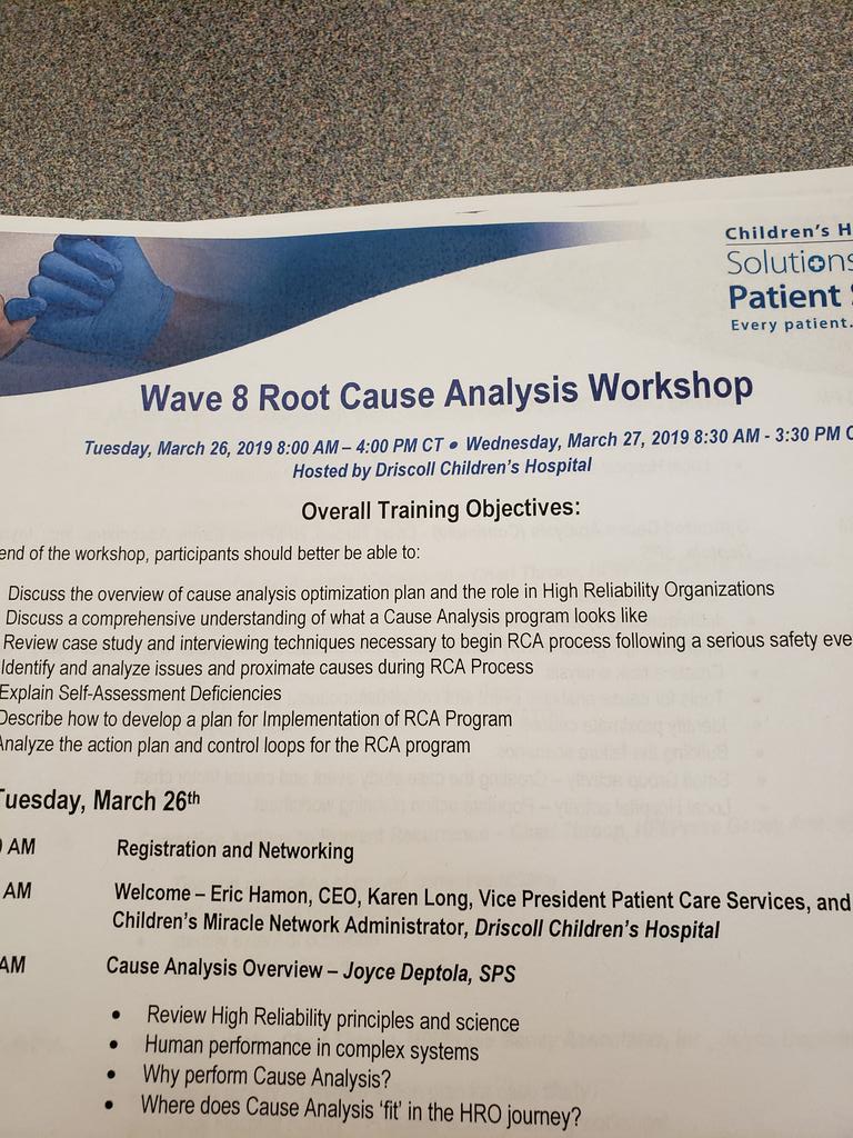 Abdullah Rajoub (@abd_rajoub) on Twitter photo Ready to learn <a href="/sps/">Sean Scanlon</a> Root Cause Analysis with these awesome people from all children's hospitals around the U.S #patientsafety #sps <a href="/Steph_Evans99/">Stephanie Evans</a> <a href="/archildrens/">Arkansas Children's</a> <a href="/LeeAnneEddy/">Lee Anne Eddy</a> <a href="/capouya/">Jared Capouya</a> @_SteveCarpenter <a href="/gohawgs1/">Amanda Horn</a> <a href="/Shellyorrkeller/">Shelly Keller</a> <a href="/howard/">Howard Lerman</a> <a href="/honeycuttmd1/">Michele Honeycutt</a> Ready to learn <a href="/sps/">Sean Scanlon</a> Root Cause Analysis with these awesome people from all children's hospitals around the U.S #patientsafety #sps <a href="/Steph_Evans99/">Stephanie Evans</a> <a href="/archildrens/">Arkansas Children's</a> <a href="/LeeAnneEddy/">Lee Anne Eddy</a> <a href="/capouya/">Jared Capouya</a> @_SteveCarpenter <a href="/gohawgs1/">Amanda Horn</a> <a href="/Shellyorrkeller/">Shelly Keller</a> <a href="/howard/">Howard Lerman</a> <a href="/honeycuttmd1/">Michele Honeycutt</a>